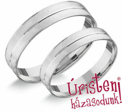 Úristen, házasodunk! Uhag022 Ezüst Karikagyűrű