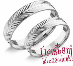 Úristen, házasodunk! Uhag028 Ezüst Karikagyűrű