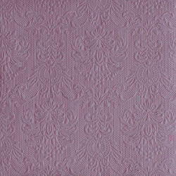 Ambiente Elegance Pale Lilac dombornyomott papírszalvéta 40x40cm, 15db-os