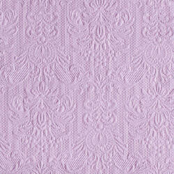 Ambiente Elegance light purple dombornyomott papírszalvéta 33x33cm, 15db-os