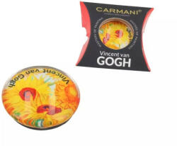 Hanipol Carmani Hűtőmágnes 3cm, Van Gogh: Napraforgók
