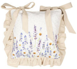 Clayre & Eef Székpárna huzat 40x40cm, 100% pamut, Lavender Field - perfectodekor