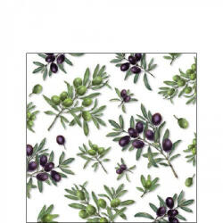 Ambiente Olives All Over papírszalvéta 25x25cm, 20db-os - perfectodekor