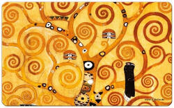 Fridolin Reggeliző alátét melamine 23, 5x0, 2x14, 5cm, Klimt: Életfa