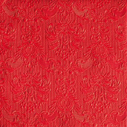 Ambiente Elegance red dombornyomott papírszalvéta 33x33cm, 15db-os