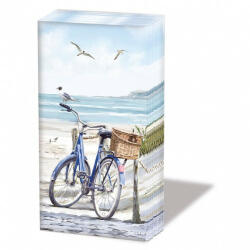 Ambiente Bike at the beach papírzsebkendő 10db-os - perfectodekor