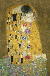 Czworka Jegyzettömb 110x165mm, 144 vonalas oldal, Klimt: The Kiss