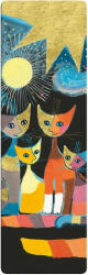 Fridolin Könyvjelző 5x16cm, Rosina Weichmeister: Colored Cats - perfectodekor