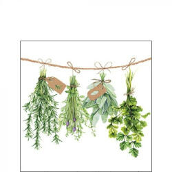 Ambiente Fresh Herbs papírszalvéta 25x25cm, 20db-os