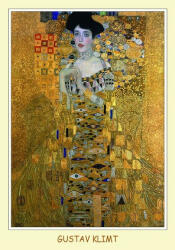 Czworka Reprodukció 15x21cm, Klimt: Adele
