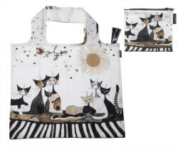 Fridolin ECO bevásárló táska, tasakban, Rosina Wachtmeister: Cats, Sepia