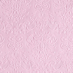 Ambiente Elegance pink dombornyomott papírszalvéta 25x25cm, 15db-os
