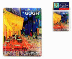 Hanipol Carmani Hűtőmágnes 50x70mm, Van Gogh: Kávéházéjjel