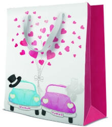 Paw Premium Cars in love papír ajándéktáska large 26, 5x33, 5x13cm