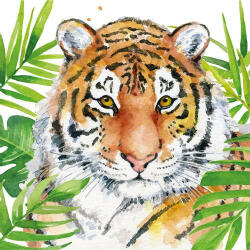 PPD Tropical Tiger papírszalvéta 33x33cm, 20db-os - perfectodekor