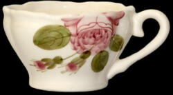 Vanilia Romantikus rózsás kávéscsésze, kerámia, kézzel festett