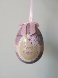 QX Húsvéti függődísz tojás Happy Easter 10x6, 5cm