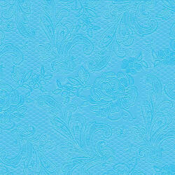 PPD Lace embossed light blue dombornyomott papírszalvéta 25x25cm15db-os
