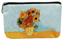 Fridolin Kozmetikai táska 19x2, 5x13cm, polyester, Van Gogh: Napraforgók