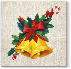 PAW Jingle Bells papírszalvéta 33x33cm, 20db-os