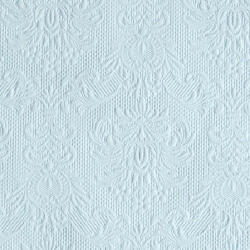 Ambiente Elegance light blue dombornyomott papírszalvéta 25x25cm, 15db-os
