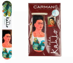 Hanipol Carmani Mágneses könyvjelző 30x100mm, papír, Frida Kahlo: Én és a papagályok