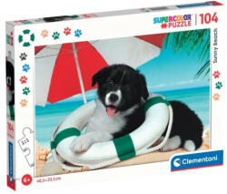 Clementoni SuperColor - Napsütötte tengerpart 104 db-os (25741)