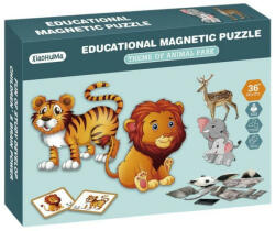 Ravensburger Vadállatok 2 az 1-ben mágneses puzzle 86 db-os (59384)