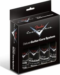Fender Custom Shop Deluxe Guitar Care System, 4 Pack, Black - gitarcentrum