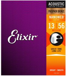 Elixir Phosphor Bronze NanoWeb 13-56 Medium - 16102
