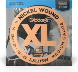D'Addario EXL115W Nickel Wound 11-48 elektromos gitárhúr - gitarcentrum