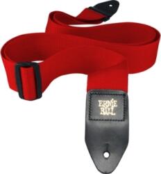 Ernie Ball 4040 gyöngyvászon gitárheveder, piros - gitarcentrum