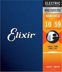 Elixir 12074 7-húros Nanoweb elektromos gitárhúr készlet, 010-059