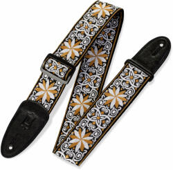 Levy's M8HT-13 Hootenanny Yellow & White Floral gitárheveder