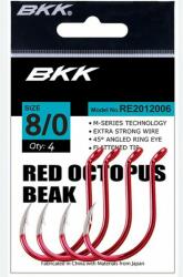 BKK Red Octopus Beak Harcsázó Horog 7/0# 5 Db/csomag (bkbp2022) - fishingoutlet