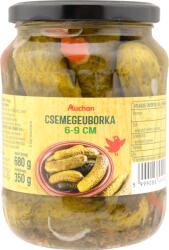 Auchan Kedvenc csemegeuborka 6-9 cm 680/350 g