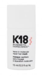 K18HAIR Molecular Repair Leave-In Hair Mask mască de păr 15 ml pentru femei