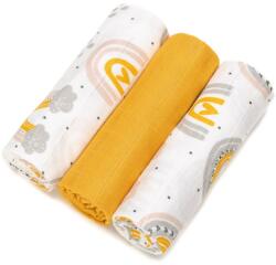 T-Tomi TETRA Cloth Diapers HIGH QUALITY scutece textile Rainbow 70x70 cm 3 buc