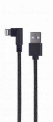 Gembird Cablu de date Gembird CC-USB2-AMLML-0.2M Angled 8-pin USB 0.2 m Black (CC-USB2-AMLML-0.2M)