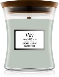 WoodWick Smoked Jasmine lumânare parfumată cu fitil din lemn 275 g