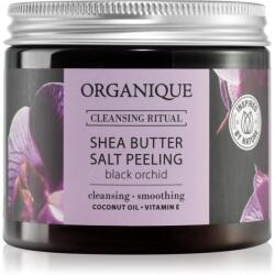 Organique Black Orchid sare pentru exfoliere unt de shea 200 g