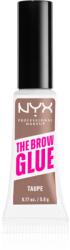NYX Professional Makeup The Brow Glue gel pentru sprancene culoare 02 Taupe 5 g