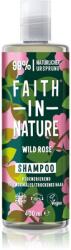 Faith in Nature Wild Rose sampon pentru regenerare pentru par normal spre uscat 400 ml