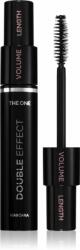 Oriflame The One Double Effect спирала за удъжаване, извиване и обем с четка 2 в 1 цвят Black 8ml