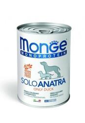 Monge Monoprotein hrana umeda pentru caini, Rata, 400 g