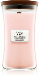 WoodWick Coastal Sunset lumânare parfumată cu fitil din lemn 609.5 g