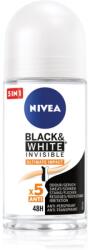 Nivea Invisible Black & White Ultimate Impact deodorant roll-on antiperspirant pentru femei 50 ml