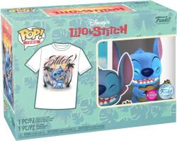 Funko POP! & Tee: Lilo & Stitch - Ukelele Stitch figura és póló (M) (FU73160)