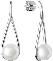 Silvego Luxus ezüst fülbevalók valódi fehér gyönggyel Jolie GRP20222EW - vivantis