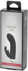 Fifty Shades of Grey A szürke ötven árnyalata Greedy Girl - nyuszis G-pont vibrátor (fekete)